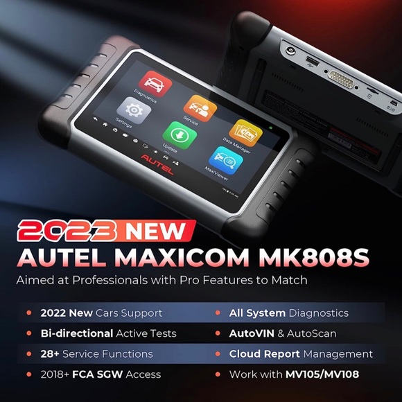 Autel Maxicom MX808s Auto Diagnostic Scan Tool Oe-level Full System - Picture 7 of 10